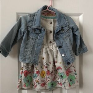Denim jacket and dress